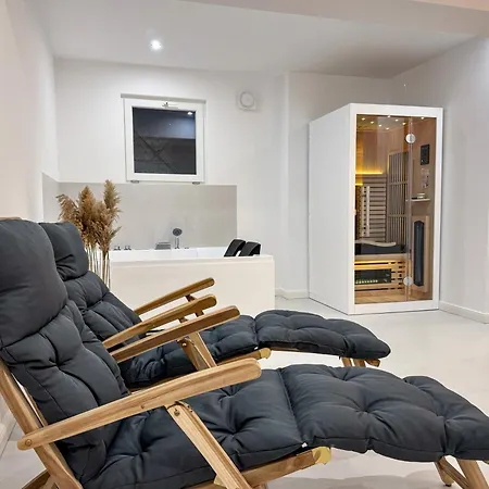 Piratenschatz - Design-wohnung Mit Privaten Spa, Kamin, Meerblick & Gym * Femern