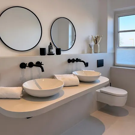 Piratenschatz - Design-wohnung Mit Privaten Spa, Kamin, Meerblick & Gym Apartmán